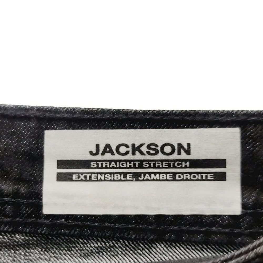 Buffalo David Bitton Men's 38x30 Straight Stretch Jackson 5-pocket Jeans Black - Picture 11 of 12